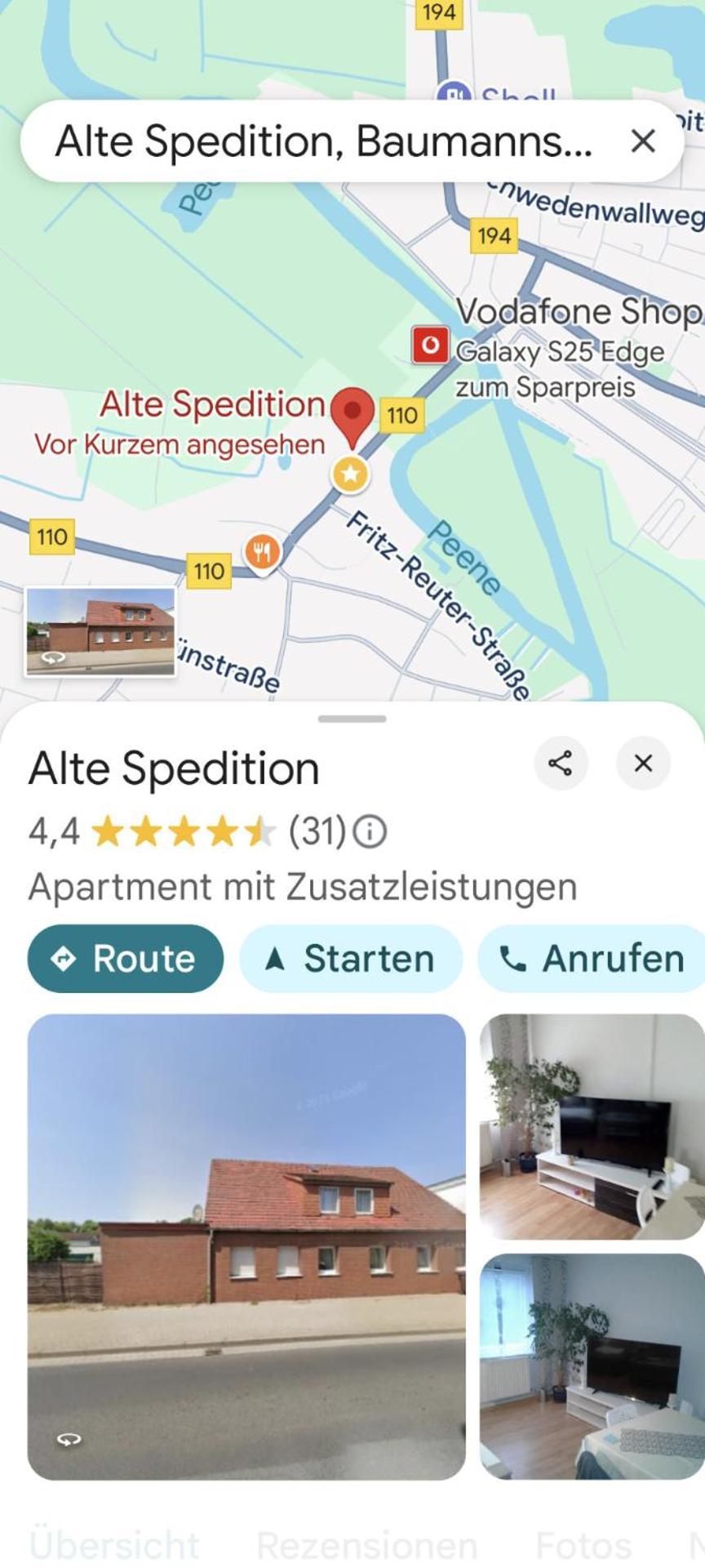 Alte Spedition Demmin Esterno foto